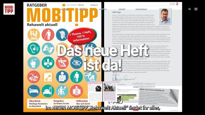 Titelcover Mobitipp Rehawelt Aktuell