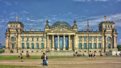 Der Reichstag von vorne