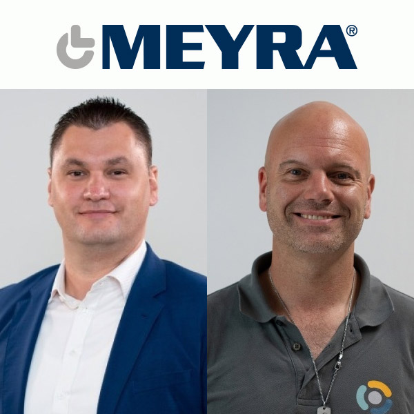 Denny Hellige, Daniel Kaufmann von der Meyra Group als Speaker auf der Rehacare 2026