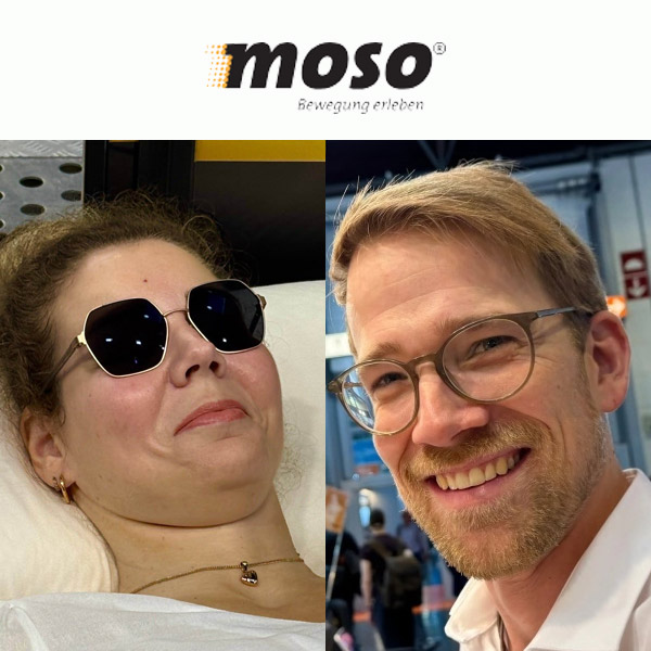 Isabel Engels, Michael Orth von der Moso GmbH als Speaker auf der Rehacare 2026