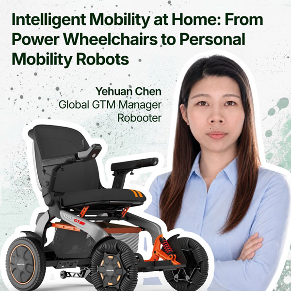 Yehuan CHEN von Robooter als Speaker auf der Rehacare 2026